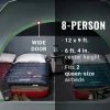 Coleman 8-Person Camping Tent - Skydome