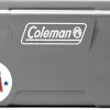 Coleman Classic Series Insulated Wheeled Cooler, 100-Quart, Rock Grey - Wheeled