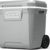Coleman Classic Series Insulated Wheeled Cooler, 100-Quart, Rock Grey - Wheeled