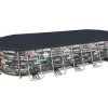 Coleman Power Steel 26' x 12' x 52 in Oval Above Ground Pool Set