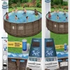 Coleman Power Steel Frame Above-Ground Swimming Pool Set 18 x 48