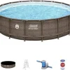 Coleman Power Steel Frame Above-Ground Swimming Pool Set 18 x 48