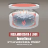Coleman Sicily Energy-Efficient AirJet Inflatable Hot Tub, 5-7 Person - Sicily
