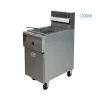 Commercial Electric Deep Fryer, 40 lbs Capacity, 220V, 1200W, 2 Baskets