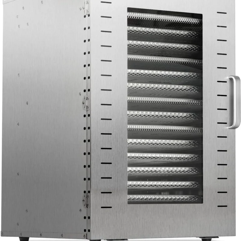 Commercial Food Dehydrator, 16 Trays, 1500W, 70-190 F