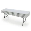 Commercial Stacking Folding Table 4-Pack, 8 ft, White - 80344