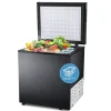 Compact Freestanding Chest Freezer, 1.8 Cu. Ft., Bottom Drain, 7-Tier Thermostat Control