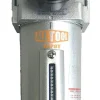 Compressed Air Inline Filter Regulator Combo, Metal Bowl, 5 Micron, 7 To 175 PSI, Auto Drain