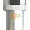 Compressed Air Inline Filter Regulator Combo, Metal Bowl, 5 Micron, 7 To 175 PSI, Auto Drain