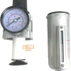Compressed Air Inline Filter Regulator Combo, Metal Bowl, 5 Micron, 7 To 175 PSI, Auto Drain