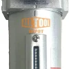 Compressed Air Inline Filter Regulator Combo, Metal Bowl, 5 Micron, 7 To 175 PSI, Auto Drain