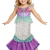 Coral Cutie Mermaid Costume for Toddlers Girls, by Way to Celebrate