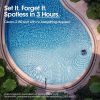 Cordless Robotic Pool Vacuum Cleaner With Track Drive, Sonar Navigation, 180W Brushless Motor, 150-Min Runtime, Dark Blu