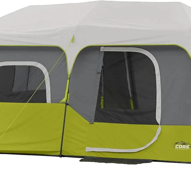 CORE 9 Person Instant Cabin Tent, 14 ft x 9 ft, Green - 40008