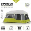 CORE 9 Person Instant Cabin Tent, 14 ft x 9 ft, Green - 40008