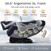 Costway Full-Body SL-Track Zero Gravity Massage Chair - Black + Grey/White + Grey