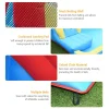 Costway Inflatable Crab Dual Slide Water Park Bounce House With Splash Pools, 197 x 157.5 x 98.5 in, 950W Blower