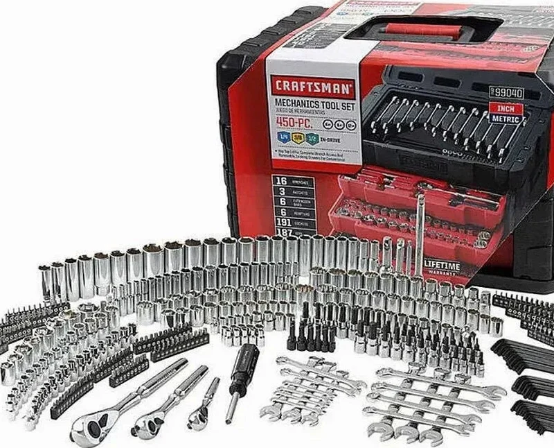 Craftsman 450-Piece Ratchet, Socket And Hand Wrench Mechanics Tool Set - 99040