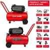CRAFTSMAN Oil-Free Portable Air Compressor, 10 Gallon 1.8 HP 175 PSI 4.0 CFM@90PSI - CMXECXA0201041