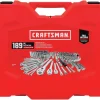 CRAFTSMAN Mechanics Tool Set, 1/4 and 3/8 Inch Drive, 189 Piece - CMMT12134