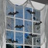 Creepy Gauze Fabric with Bats, Gray, 29.5" x 118", Halloween by Way To Celebrate