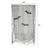 Creepy Gauze Fabric with Bats, Gray, 29.5" x 118", Halloween by Way To Celebrate