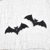Creepy Gauze Fabric with Bats, Gray, 29.5" x 118", Halloween by Way To Celebrate