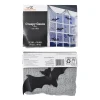 Creepy Gauze Fabric with Bats, Gray, 29.5" x 118", Halloween by Way To Celebrate
