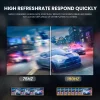 CRUA 24 inch 180Hz Curved Gaming Monitor FHD 1080P, Black - CR240DM