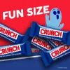 CRUNCH Fun Size Candy Bars, Chocolate Halloween Candy Bulk, 10 oz Bag