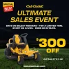Cub Cadet Ultima ZTS1 Zero-Turn Mower, 42-Inch Fabricated Deck, 22-HP Kohler Engine
