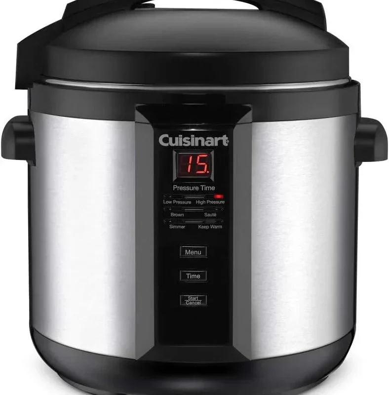 Cuisinart 6-Quart Electric Pressure Cooker, Stainless Steel, 1000 Watts - CPC-600N1