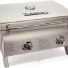 Cuisinart Chef's Style Tabletop Portable Propane Grill, 20,000 BTU Stainless Steel 2-Burner