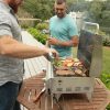 Cuisinart Chef's Style Tabletop Portable Propane Grill, 20,000 BTU Stainless Steel 2-Burner