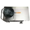 Cuisinart Outdoor Wok Station With Prep Table, 50,000 BTU, 14 inch Carbon Steel Wok - Black