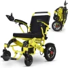 Culver Mobility Folding Electric Power Wheelchair - Silver, 17.5 inc
