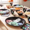 Cute Ghost Oval Disposable Paper Plates, Multicolor, 12" x 10", 8 Count, Halloween by Way To Celebrate