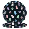 Cute Ghosts Disposable Paper Plates, Multicolor, 8.5", 8 Count, Halloween by Way To Celebrate