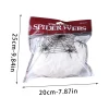 Darzheoy Spider Webs Halloween Decorations, Super Stretch Cobwebs for Halloween Indoor and Outdoor Party Supplies Hallow