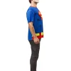 DC Comics Superman Ben Cooper Costume Set for Adults by Rubies, Men's One Size
