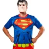 DC Comics Superman Ben Cooper Costume Set for Adults by Rubies, Men's One Size