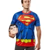 DC Comics Superman Ben Cooper Costume Set for Adults by Rubies, Men's One Size