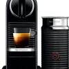 De'Longhi Nespresso CitiZ & Milk Espresso Machine With Aeroccino3 Milk Frother, 24 Ounces - Limousine Black