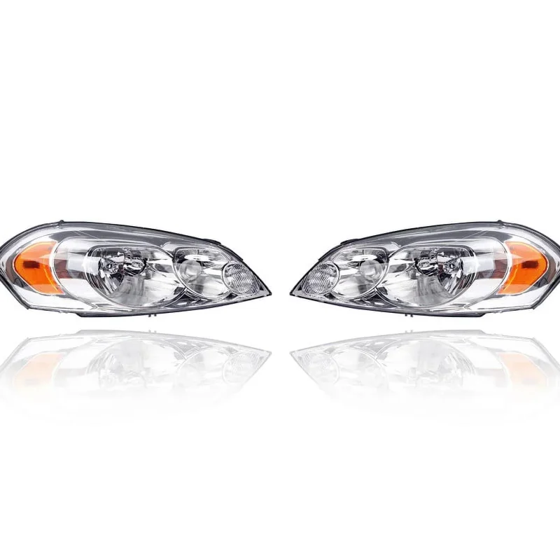DEPO Headlight Assembly Pair for Chevrolet Impala and Monte Carlo - 25958360, 25958359