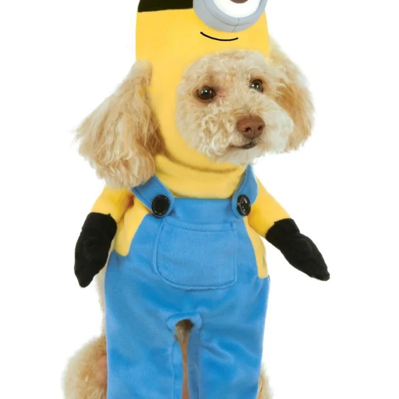 Despicable Me Minion Stuart Walking Pet Costume for Dogs or Cats by Rubies, Medium