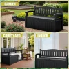 Devoko 82 Gallon Outdoor Storage Bench And Deck Box