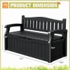 Devoko 82 Gallon Outdoor Storage Bench And Deck Box