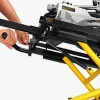 DEWALT Rolling Miter Saw Stand With Wheels, Yellow - DWX726