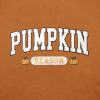 DEXIO Halloween Pumpkin Season Shirts for Women Graphic T-Shirts Fall Casual Short Sleeve Tops Orange XXL
