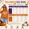 DEXIO Halloween Pumpkin Season Shirts for Women Graphic T-Shirts Fall Casual Short Sleeve Tops Orange XXL